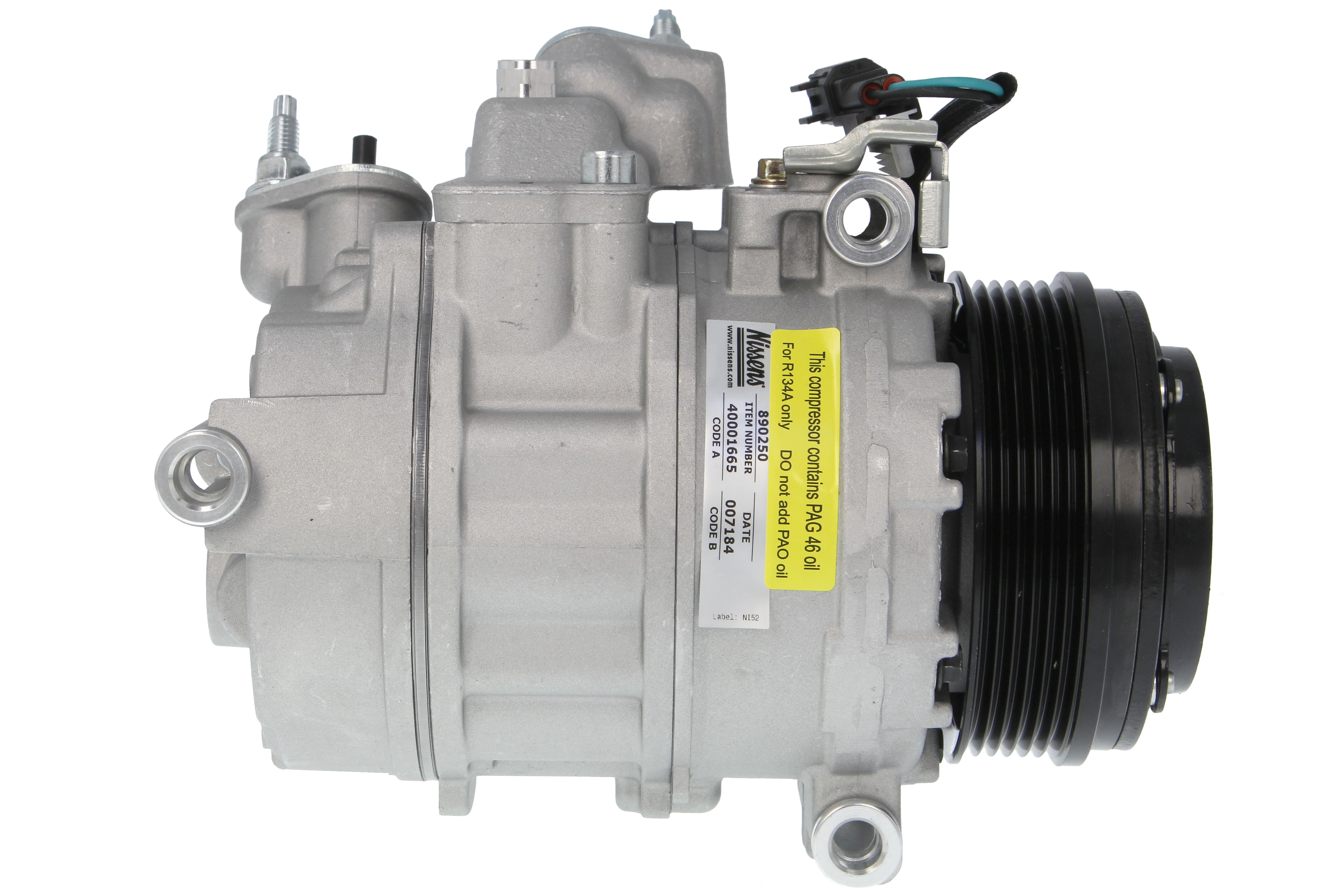 Компресор кондиціонера FORD C-MAX (CB7,CEU) (10-) 1.5 TDCI ECONETIC NISSENS (890250) Nissens фото 6