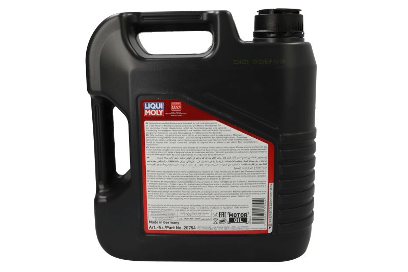 LIQUI MOLY motorový olej (B00D91Q1KA, 1243, LIM7512, SUPER 4 10W40 4L ACUB, SUPER 4 10W40 4L+1L, >JASO MA2)