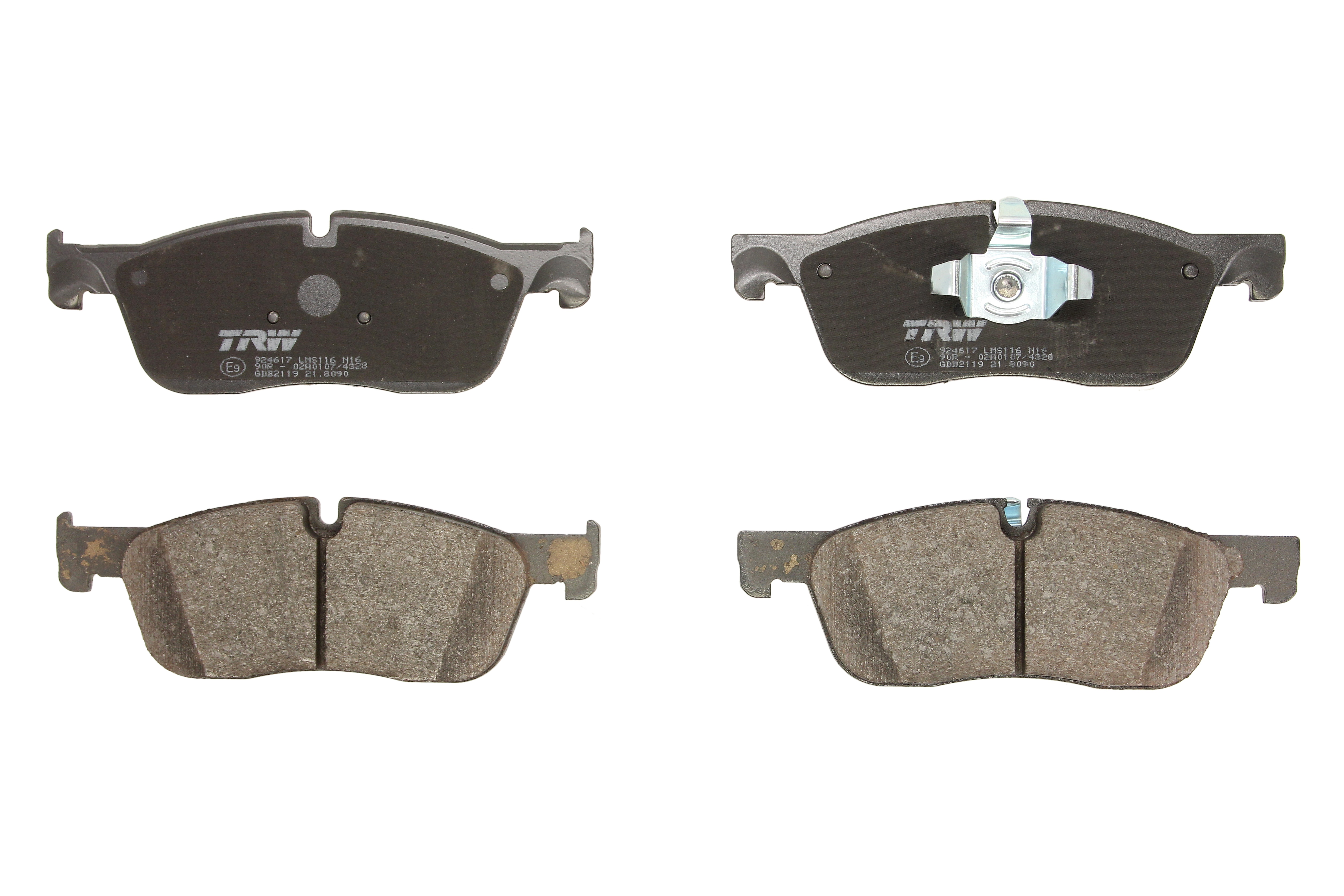 Комплект гальмівних колодок передн , JAGUAR F-PACE, XE, XF II, XF SPORTBRAKE, LAND ROVER RANGE ROVER VELAR 2.0-3.0H 03.15-