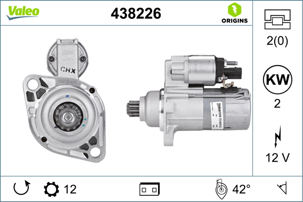 Anlaser starter za vozilo AUDI A1