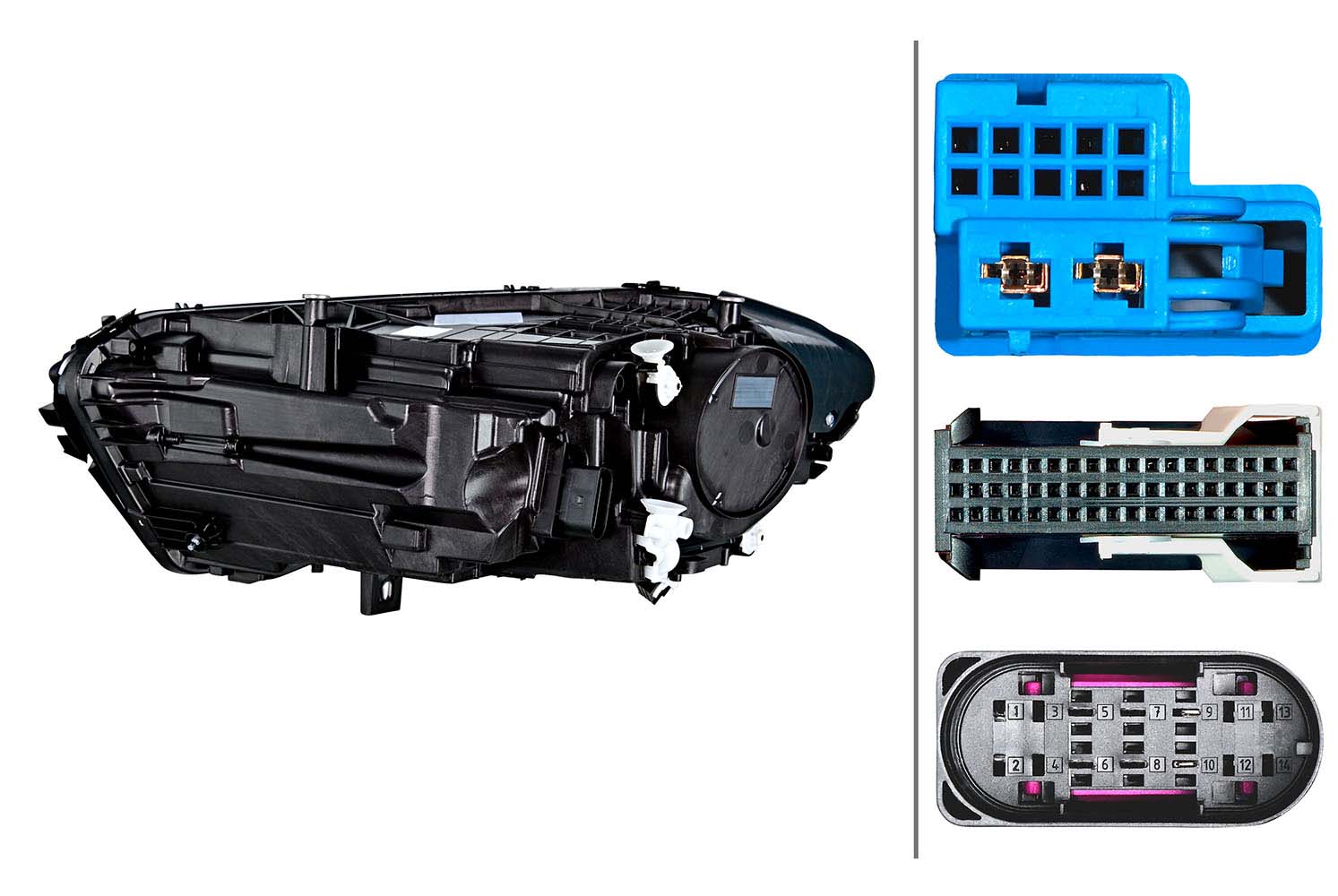 Far dreapta (Matrix-LED) potrivit MERCEDES A-KLASA W177 10.22-