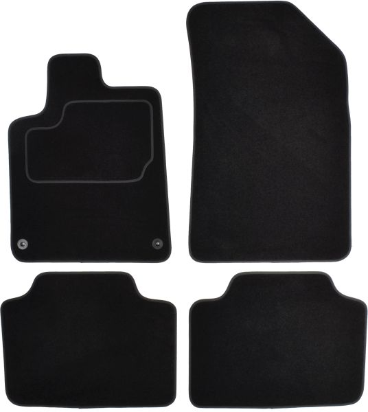 Set Covorase Auto Si Tavita Portbagaj CITROEN C5 II (RC_) din 2004-2008, Cauciuc, Protectie Porbagaj, 4x Stickere auto cu CITROEN