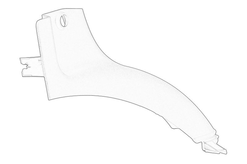 Desna PVC zaštita točka za vozilo IVECO DAILY 6 03.14-