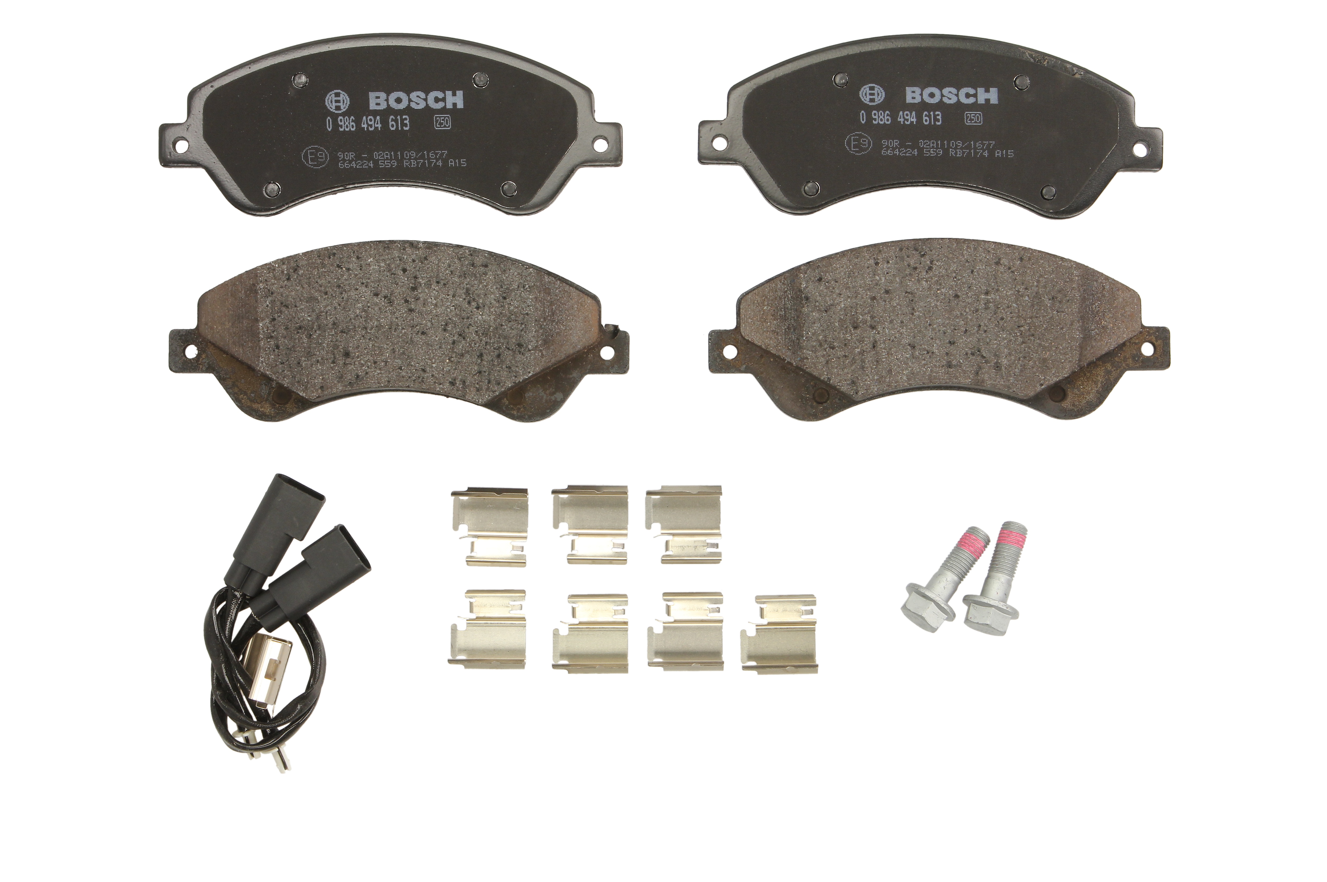 Комплект гальмівних колодок передн , FORD TRANSIT, TRANSIT TOURNEO 2.2D 04.06-08.14