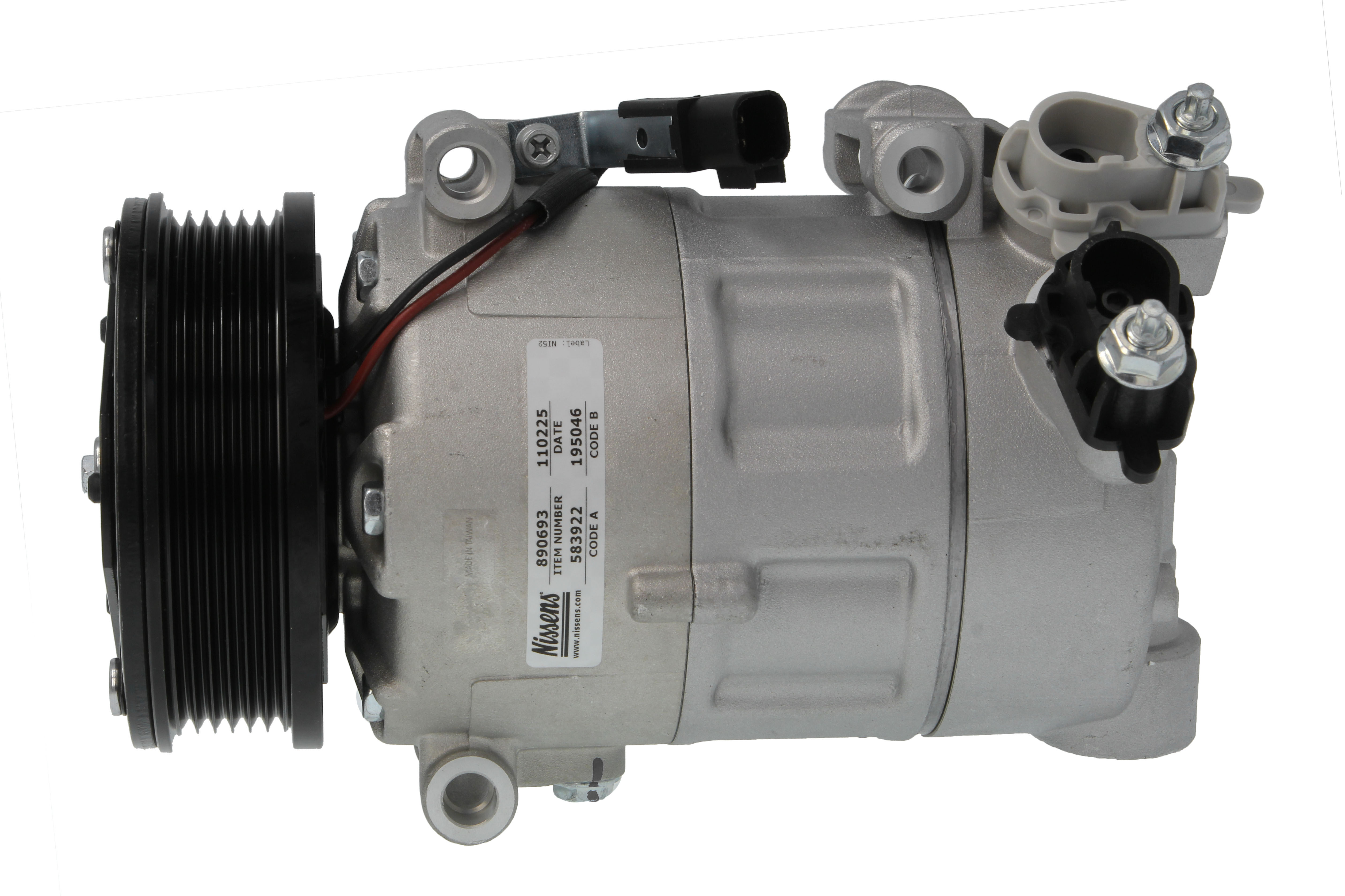 Компресор кондиціонера FORD KUGA (CBS) (13-) 2.0 TDCI NISSENS (890693) Nissens фото 3