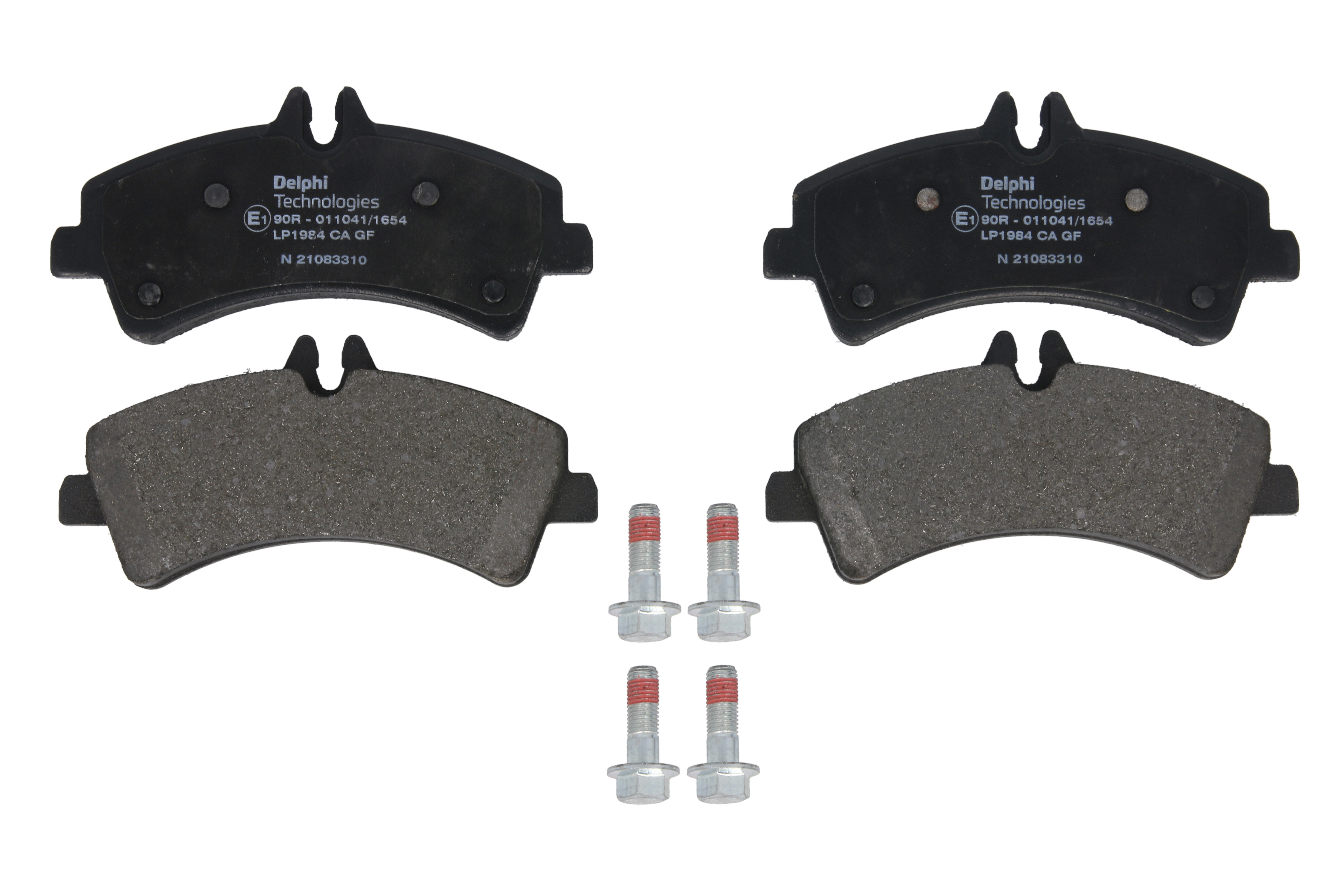 Комплект гальмівних колодок задн , MERCEDES SPRINTER 3,5-T (B906), SPRINTER 4,6-T (B906), SPRINTER 5-T (B906), VW CRAFTER 30-35, CRAFTER 30-50 1.8-3.5 04.06-12.19