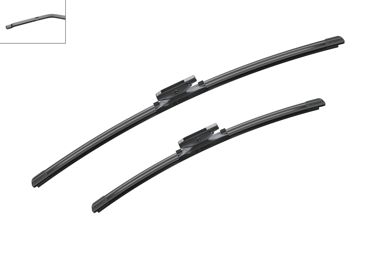 Set 3 stergatoare RENAULT MEGANE II Estate Van (KM_) din 2003-2009, Bosch Aerotwin, din cauciuc siliconat rezistent
