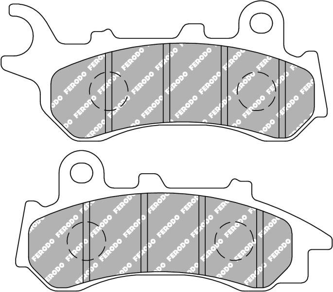 FERODO sada brzdových destiček, kotoučová brzda HONDA PCX 125 18-19 ( )