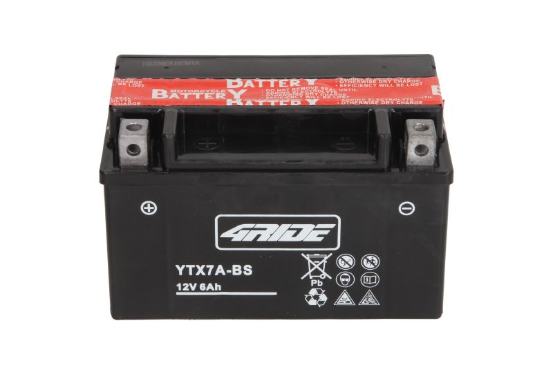 4 RIDE startovací baterie APRILIA MXV 450 09-10, MOJITO 125 (CUSTOM) 04-07, RXV 450, 550 05-15, SL 750 ABS (SHIVER), ABS GT (SHIVER), (SHIVER GT), (SHIVER) 07-16, SR 125 (RACING) 99-02, SXV 450, 550 05-15, DAELIM NS 125 97-00, OTELLO 125 DLX 99-05, SG 125