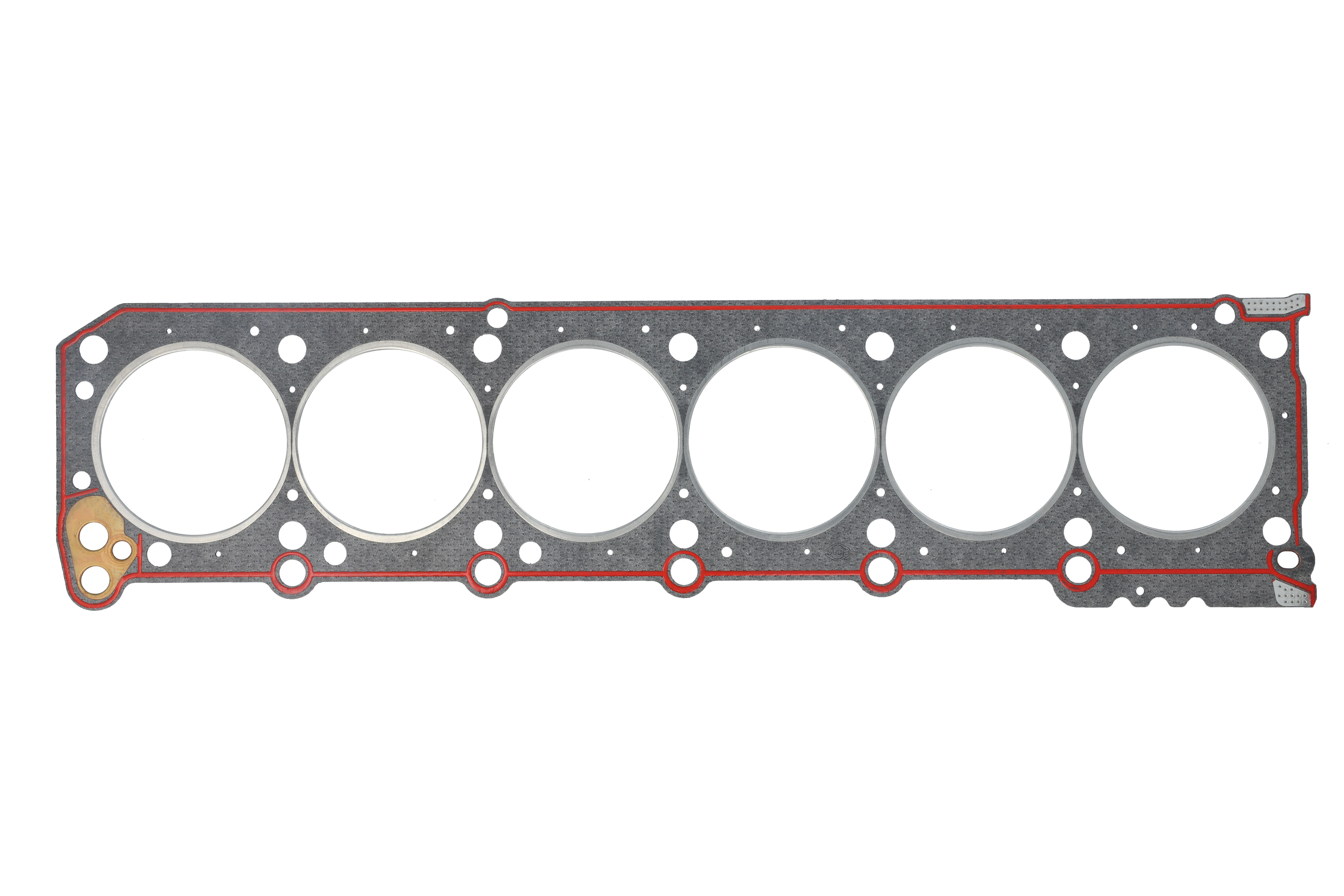 Прокладка ГБЦ MB E-class (W124/W210) 3.2 92-07 (1.74mm) ELRING фото 5