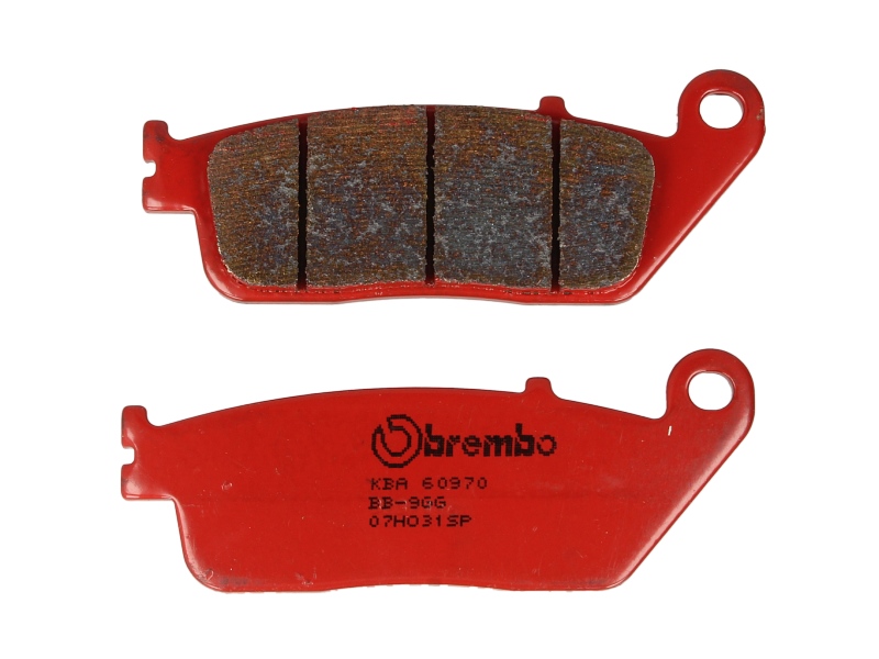 Levně BREMBO sada brzdových destiček, kotoučová brzda DAELIM ROADWIN 250, 125 04-12, ROCKET 125 99-01, VL 125 (DAYSTAR) 00-07, VT 125 (MAGNA), (EVOLUTION)
