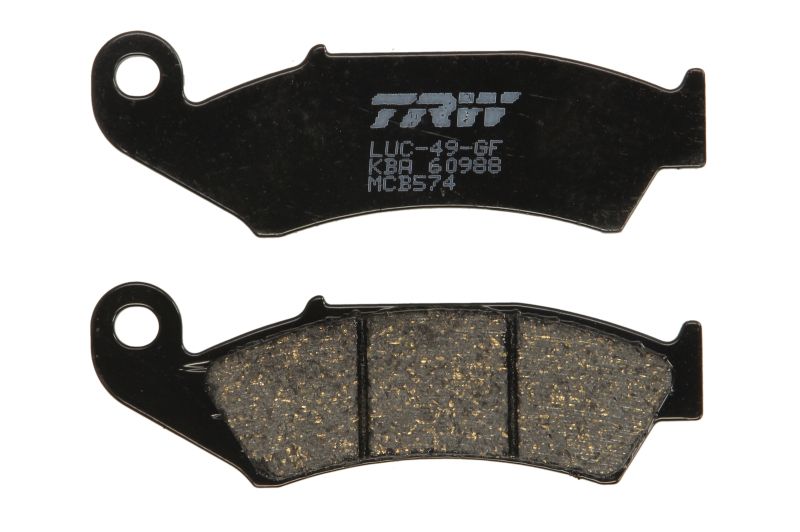 TRW MOTO sada brzdových destiček, kotoučová brzda HONDA NX 125 (TRANSCITY), 2502, 250, 250L 88-98, XL 250 R (BAJA) 88-91, XLR 125 R 98-99, XR 250R, 600R 88-99, KAWASAKI KX 125 94-08 (B0053AQHH2, 2P215GS, 2P215SS, 2P215ST, FDB495, FDB495SG, FE LMP294SF, MC