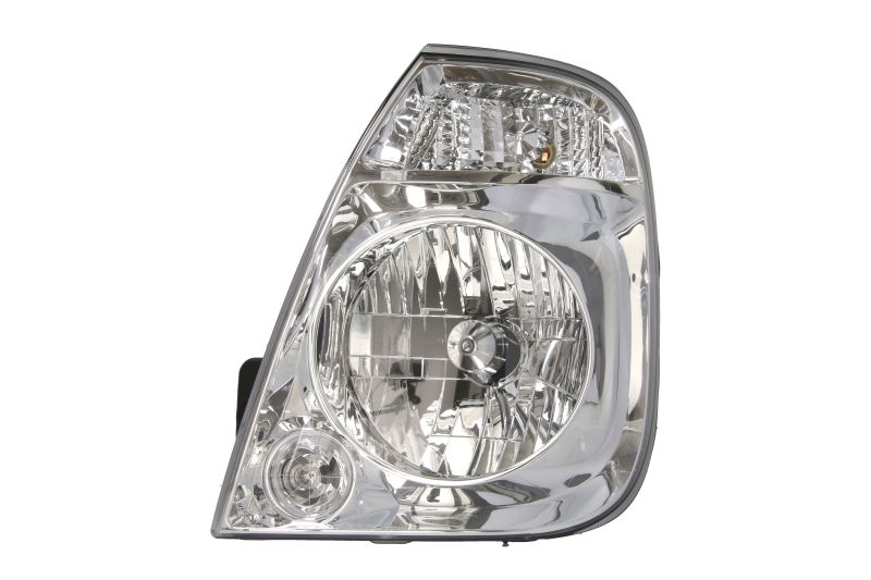 Far fata Stanga (H4, electric, fara motoras, culoare insert: argintiu) potrivit KIA K2700, K2700 II, K3000, K3600