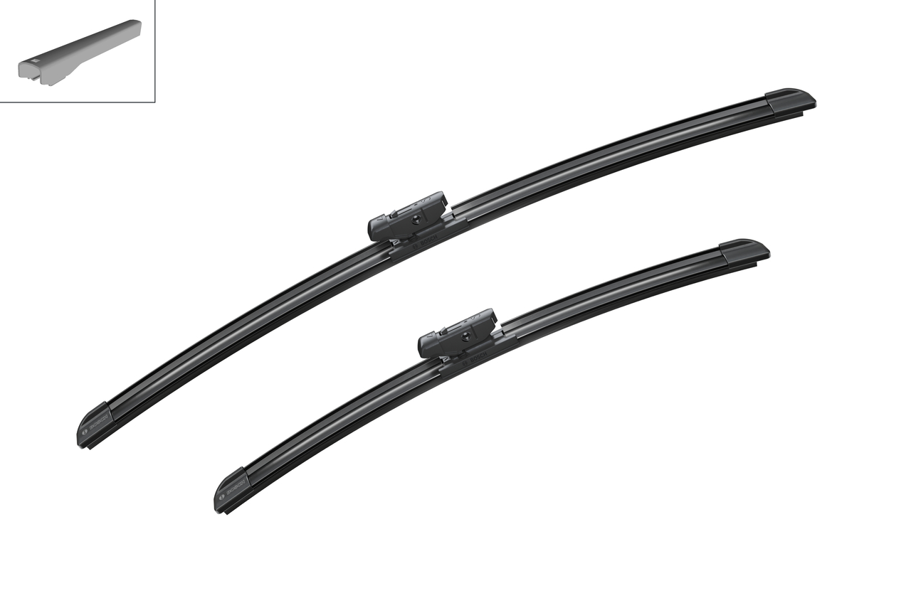 Set 3 stergatoare FORD ECOSPORT din 2012-2022, Bosch Aerotwin, din cauciuc siliconat rezistent