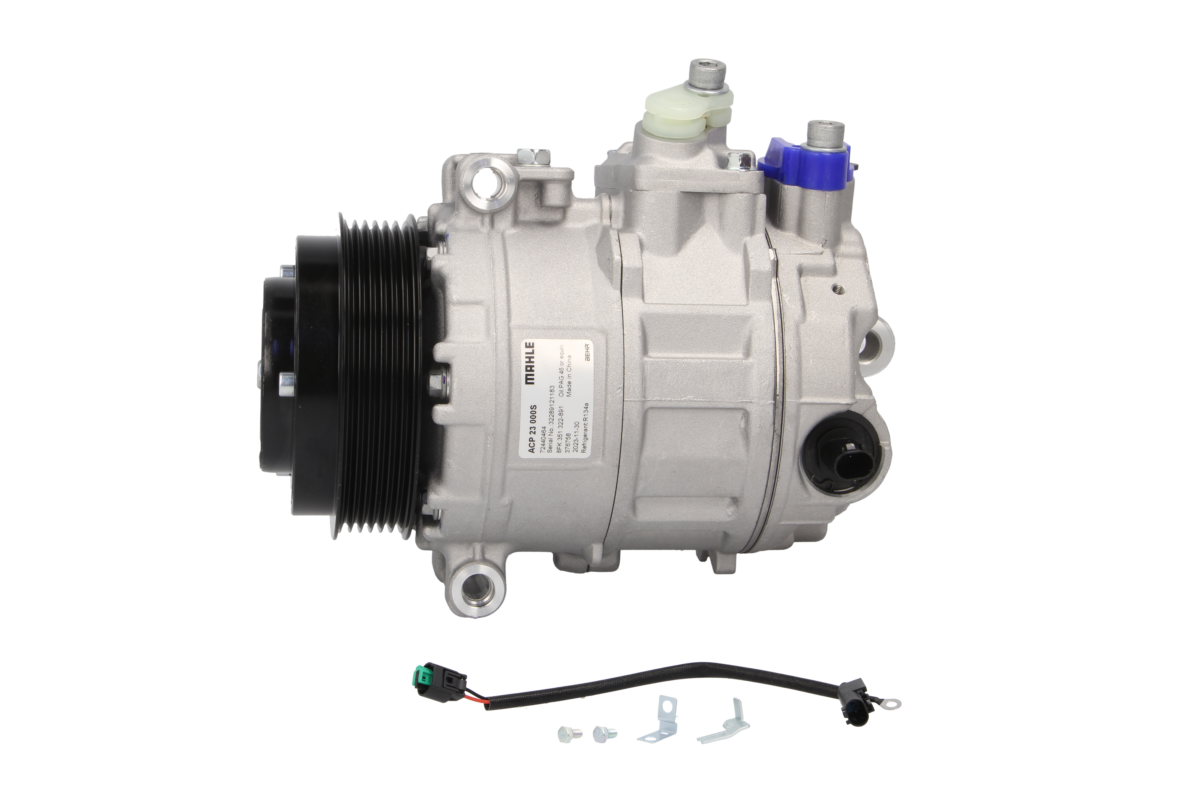 Компресор кондиціонера MERCEDES-BENZ VITO / MIXTO ФУРГОН (W639) 2.2 2003.09 - 115 CDI (6 MAHLE (ACP 23 000S) Mahle фото 3