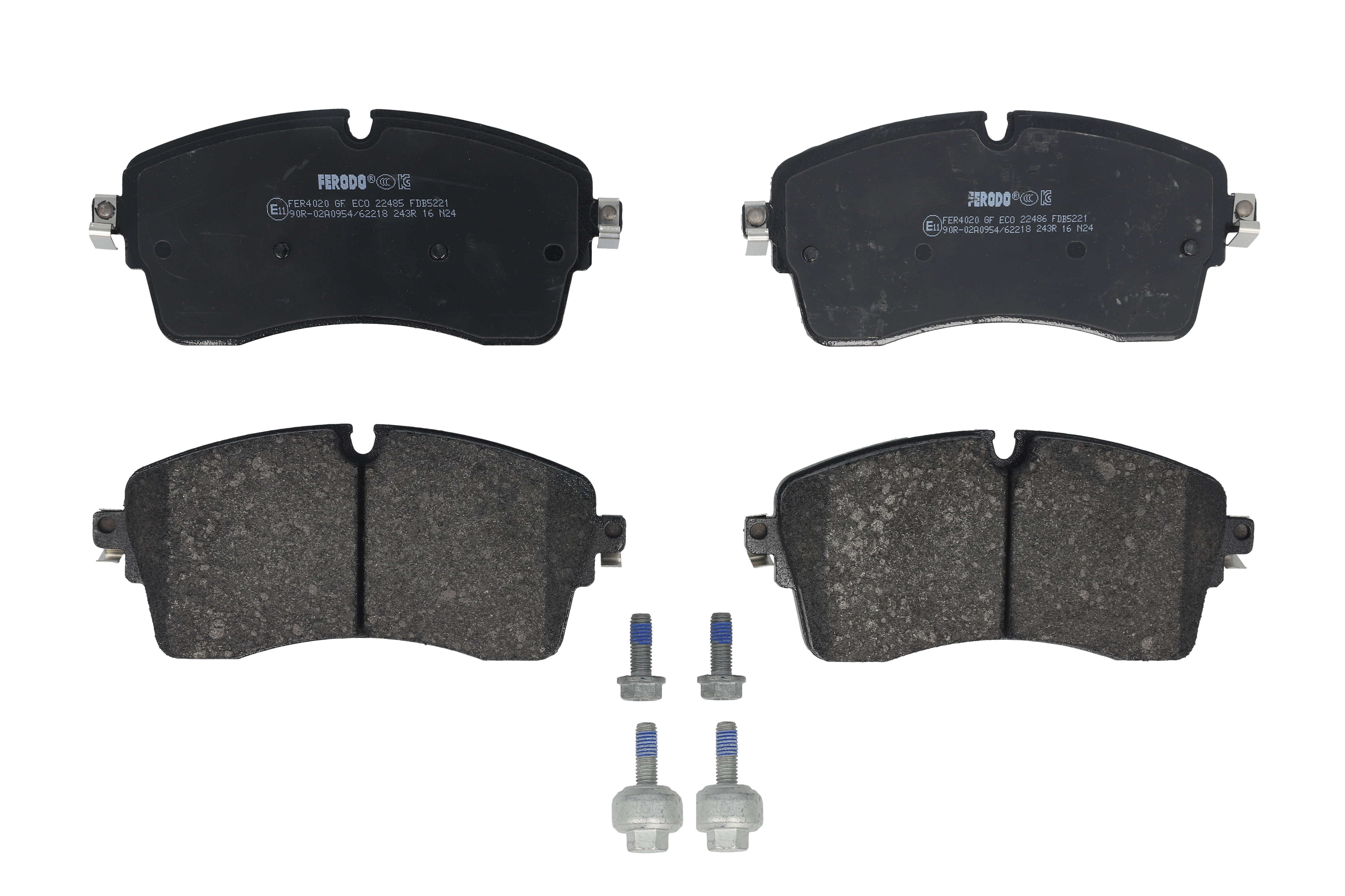 Колодки гальмівні дискові (комплект 4 шт) LAND ROVER RANGE ROVER EVOQUE (L538) 2.0 4X4 2011.09-2019.12 FERODO (FDB5221) Ferodo фото 3