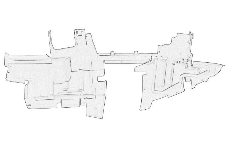 Piese Auto - Element control debit aer Dreapta (vertical, plastic) potrivit OPEL ASTRA K, ASTRA K/KOMBI 11.19-06.21
