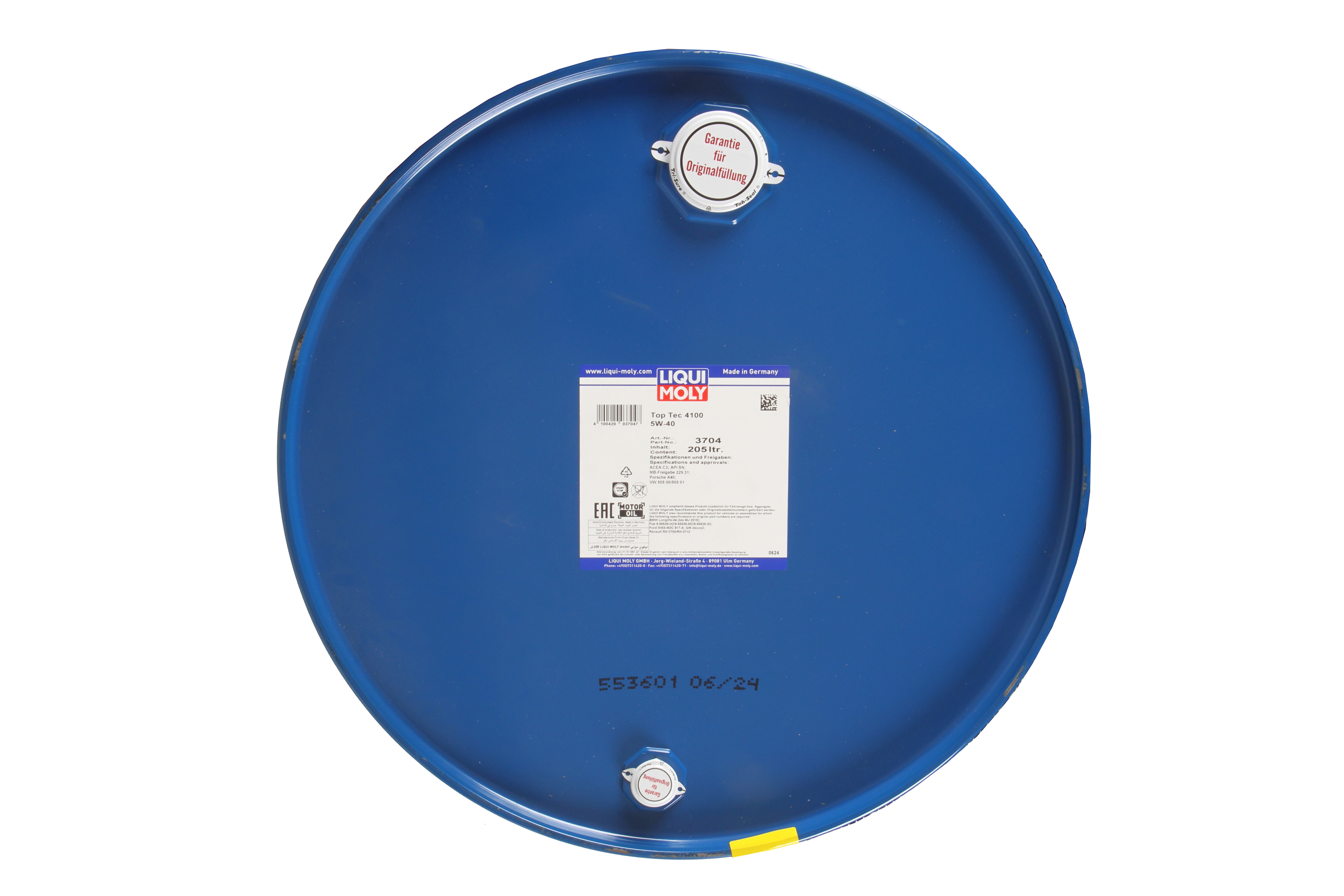 Моторна олива TopTec 4100 (1L) 5W40 ,API CF, SN, ACEA A3, B4, C3, BMW LL-04, FIAT 9.55535 H2, FIAT 9.55535 M2, FORD M2C917 A, MB 228.31, RENAULT RN 0700, RENAULT RN 0710, VW 502.00, VW 505.00, VW 505. фото 7