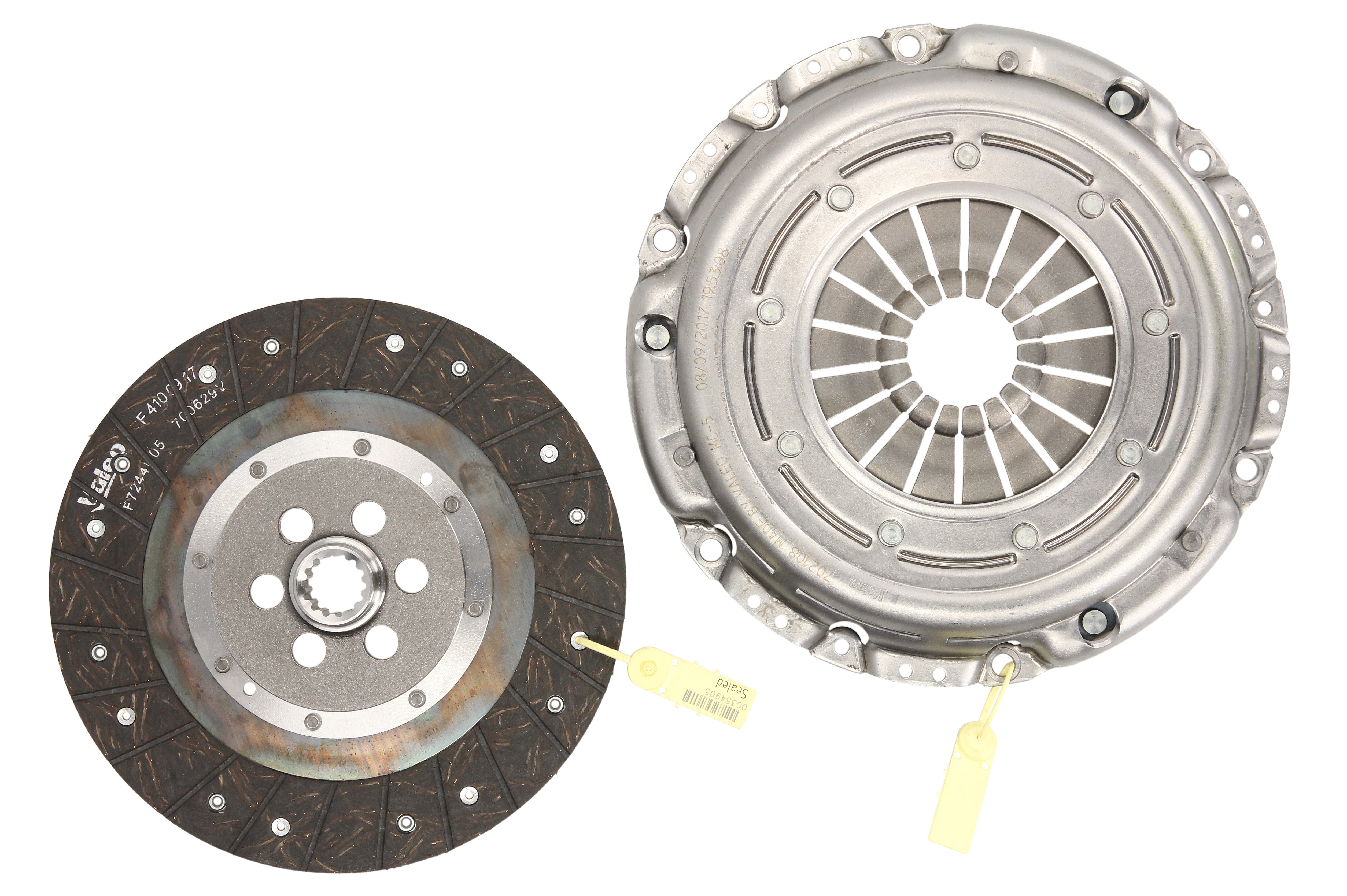 Комплект зчеплення CLUTCH SET (DISC+PRESSURE PLATE) OPEL ASTRA G ЛІФТБЕК (T98), ASTR VALEO (826772) Valeo фото 4