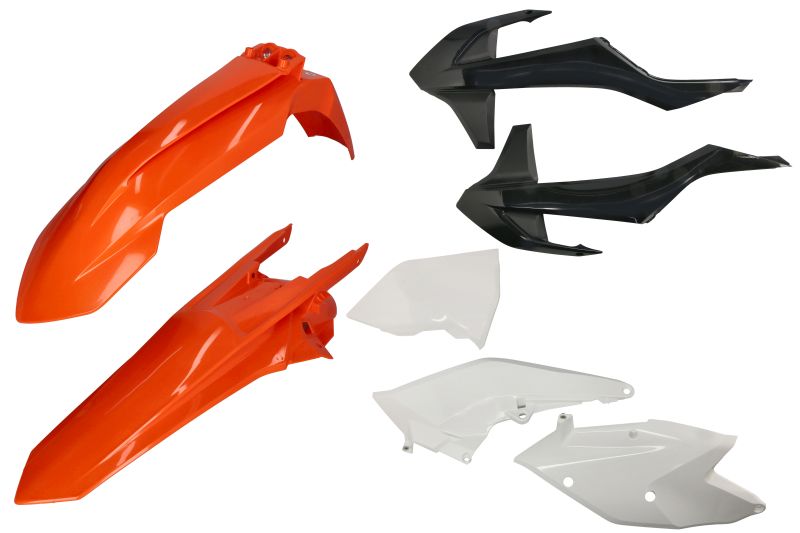 CEMOTO plastové sady KTM EXC 500, 200, 450, 250, 300 TPI, 500 (SIX DAYS), 300 (SIX DAYS), 450 (SIXDAYS), 300, 250 TPI, 125, 125 (SIXDAYS), 250 (SIXDAYS) 17-19, EXC-F 350 (SIXDAYS), 500, 350, 250 (SIXDAYS), 250, 450, 450 (SIX DAYS) 17-19