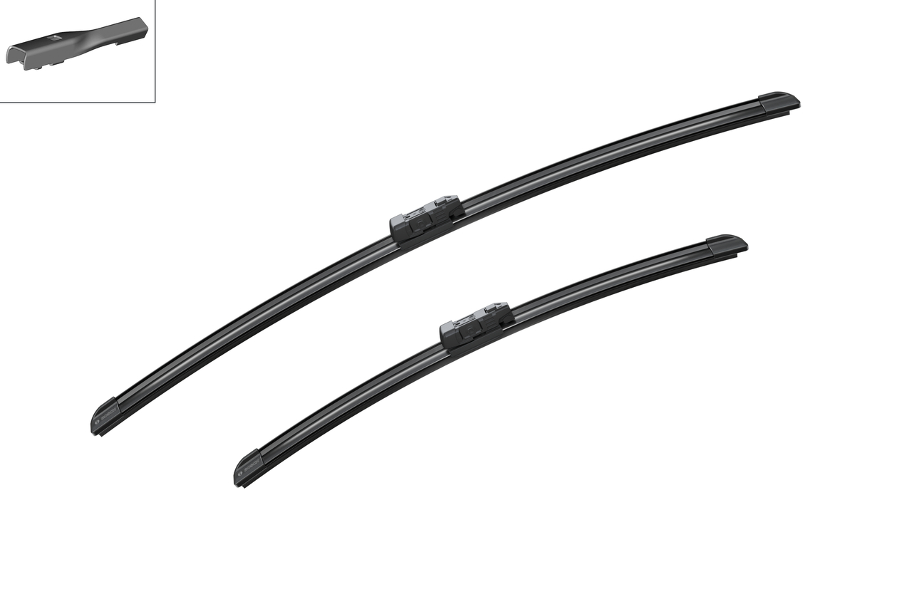 Set stergatoare auto VW T-CROSS (C11, D31) din 2018-2020, Bosch Aerotwin, din cauciuc siliconat rezistent