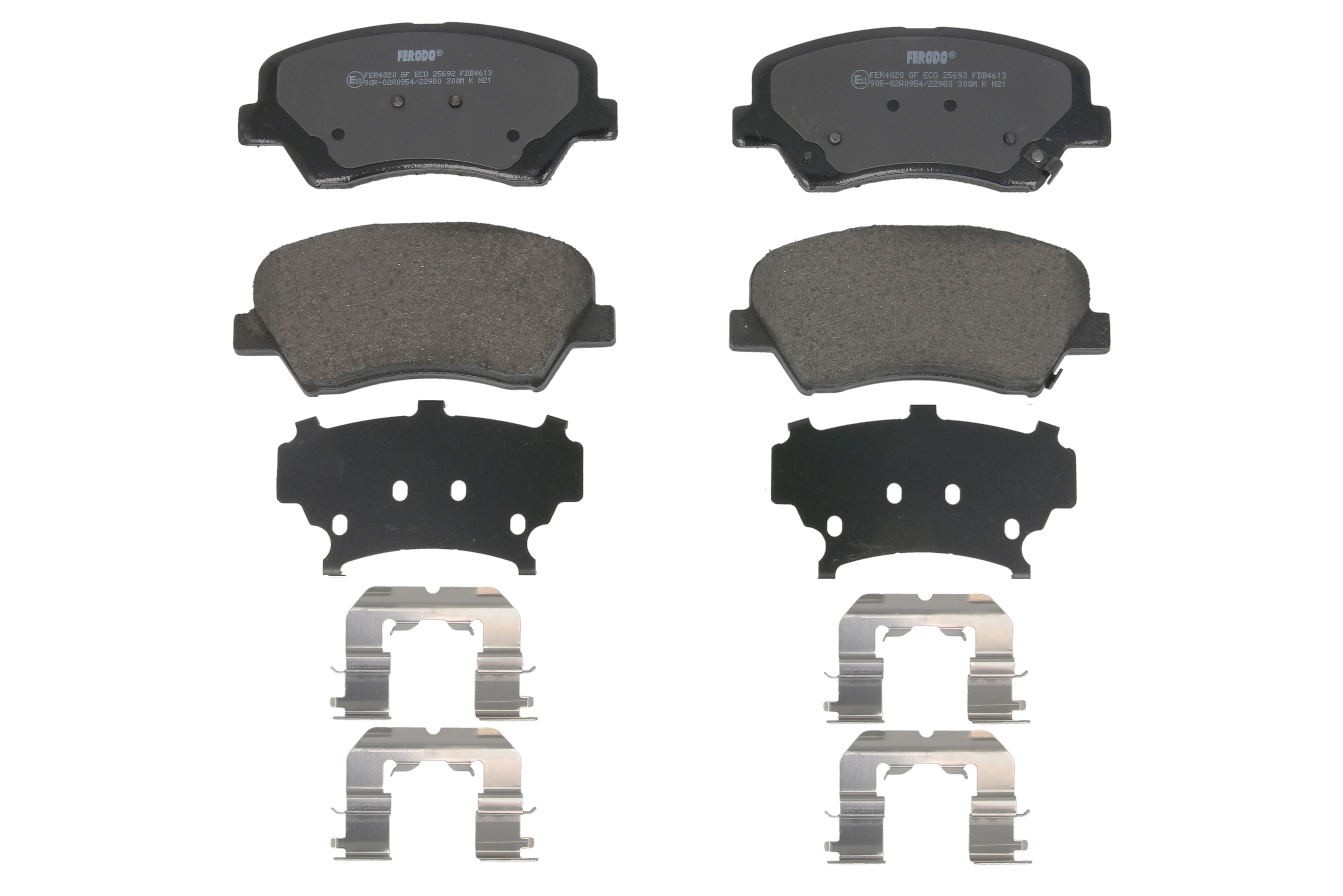 Комплект гальмівних колодок передн , HYUNDAI ELANTRA V, EQUUS / CENTENNIAL, I30, VELOSTER, KIA CARENS IV, CEE'D, CEED, CERATO III, PRO CEE'D 1.0-4.6 03.09-