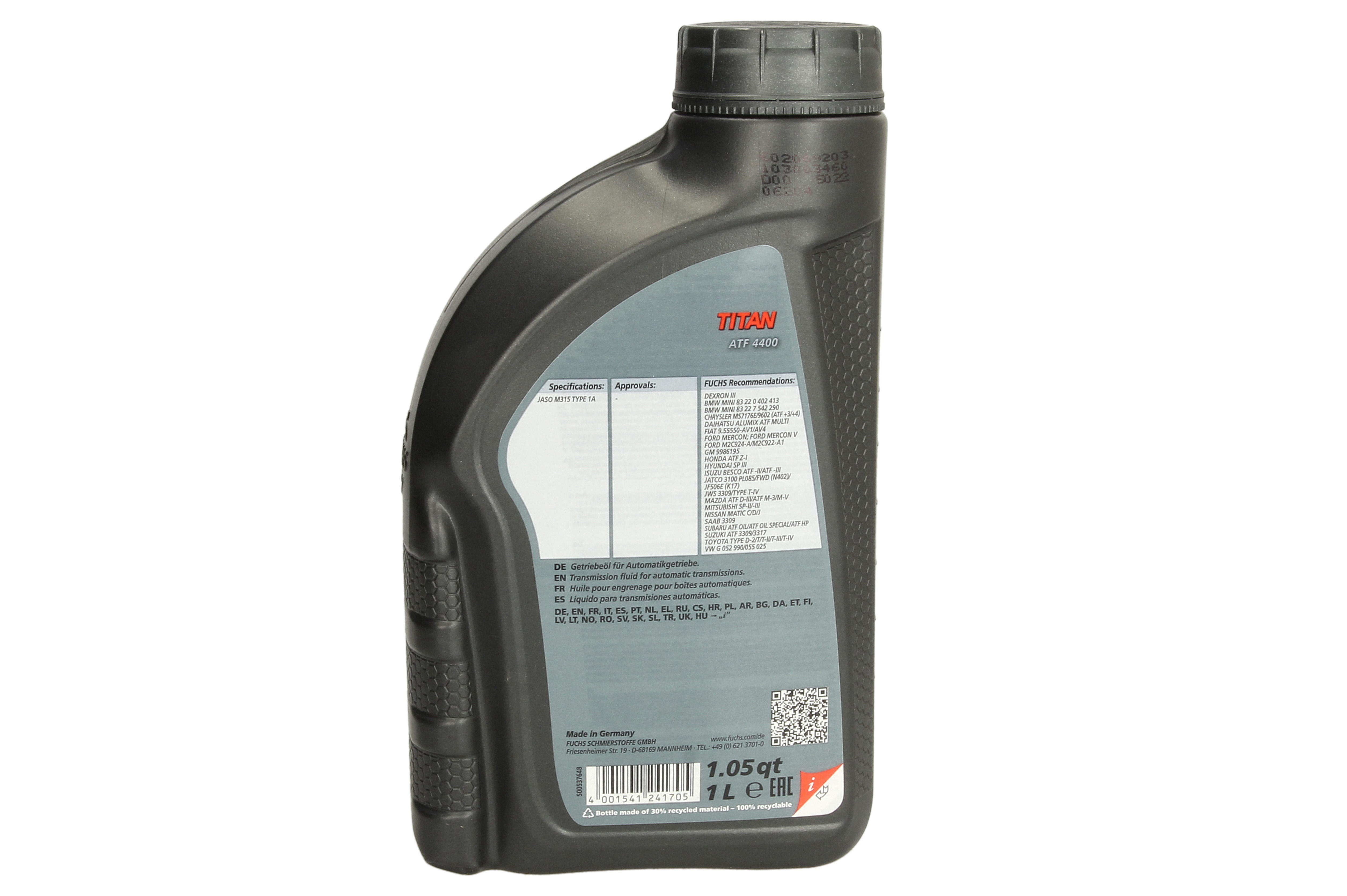 Олива для автоматичних трансмісій TITAN (20L) , BMW 8322 0402 413, BMW 8322 7542 290, CHRYSLER MS-9602, DAIHATSU ALUMIX ATF MULTI, DEXRON III, FORD M2C922 A1, FORD M2C924 A, FORD MERCON, HONDA ATF Z-I фото 4