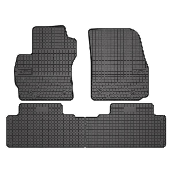 Set Covorase Auto Si Tavita Portbagaj MAZDA 5 (CR) din 2005-2010, Cauciuc, Protectie Porbagaj, 4x Stickere auto cu MAZDA