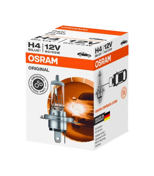 Автолампа галогенова 60/55W H4 12V 60/55W P43T/ORIGINAL LINE OSRAM (64193) osram фото 5
