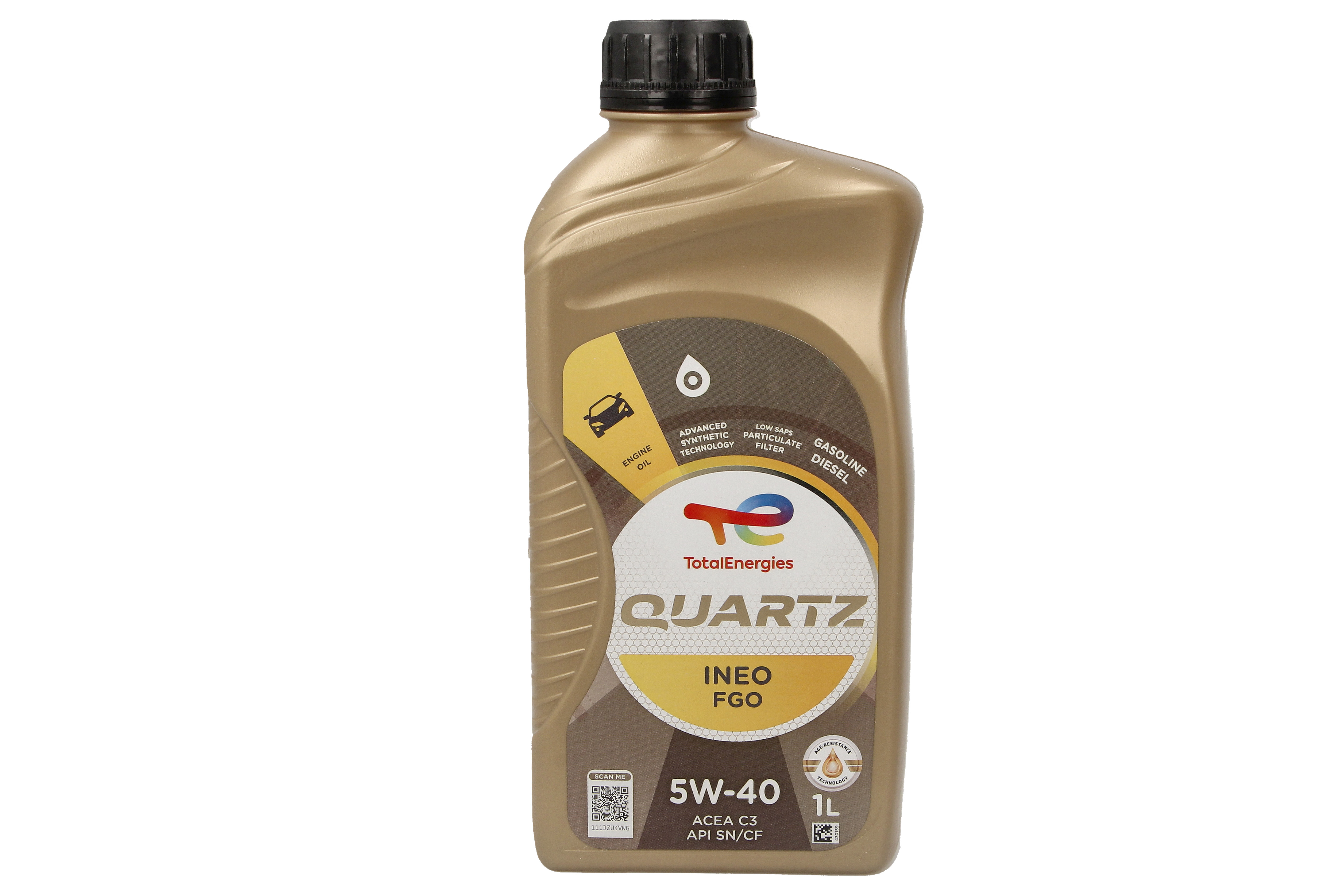 Моторна олива Quartz INEO (1L) 5W40 ,API SN, ACEA C3, BMW LL-04, DEXOS 2, FIAT 9.55535 S2, MB 229.52, OPEL OV0401547-D40, PORSCHE C40, RENAULT RN 0700, RENAULT RN 0710, VW 511.00 фото 2