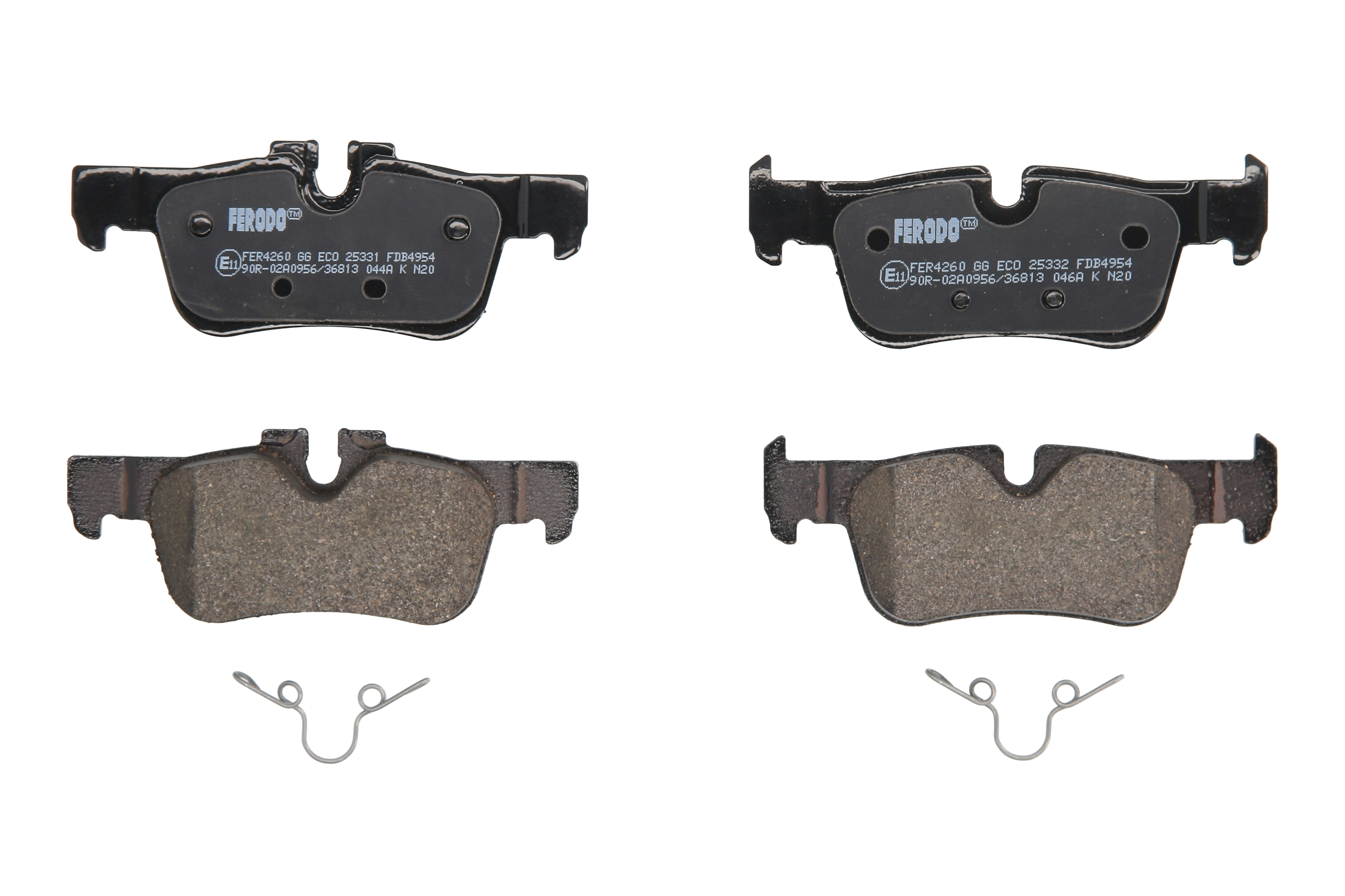 Колодки гальмівні дискові BMW I3 (I01) 0.6 2013.08- FERODO (FDB4954) Ferodo фото 3