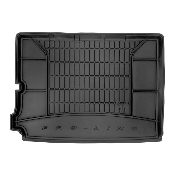 Set Covorase Auto Si Tavita Portbagaj PEUGEOT 5008 II (MC_, MJ_, MR_, M4_) din 2016-2023, Cauciuc, Protectie Porbagaj, 4x Stickere auto cu PEUGEOT