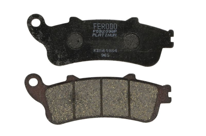 FERODO sada brzdových destiček, kotoučová brzda HONDA CBR 1100 XX (BLACKBIRD) 98-08, GL 1800 A (GOLDWING ABS) 01-07, NT 650V (DEAUVILLE), 680VA