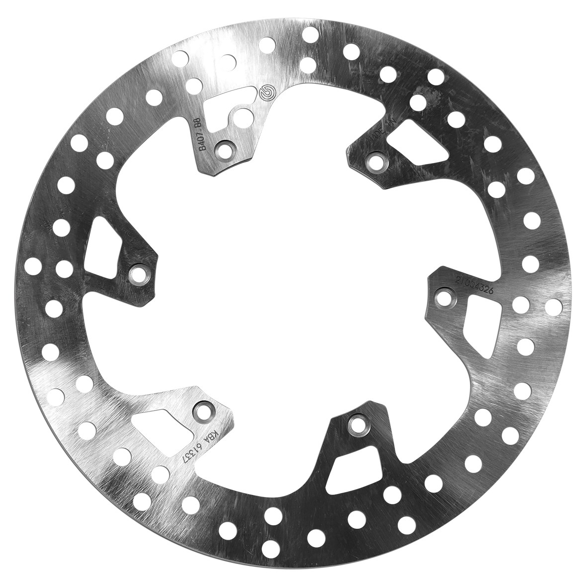 BREMBO brzdový kotouč HUSABERG FC 550, 501, 600 95-03, FE 400E, 650E, 550E, 390, 501E, 390E, 390 (ENDURO), 400, 570E 00-11, FS 650E, 650C, 570E, 570 (SUPERMOTO) 06-11, FX 450 E 10-11, KTM EXC 125, 300, 250, 250 2T, 520 4T, 400RAC., 200 (SIX DAYS), 200, 40