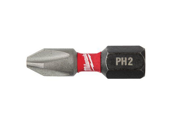 Біта SHOCKWAVE 1/4" PH/PH2 x 25mm 2 ед. Milwaukee фото 5
