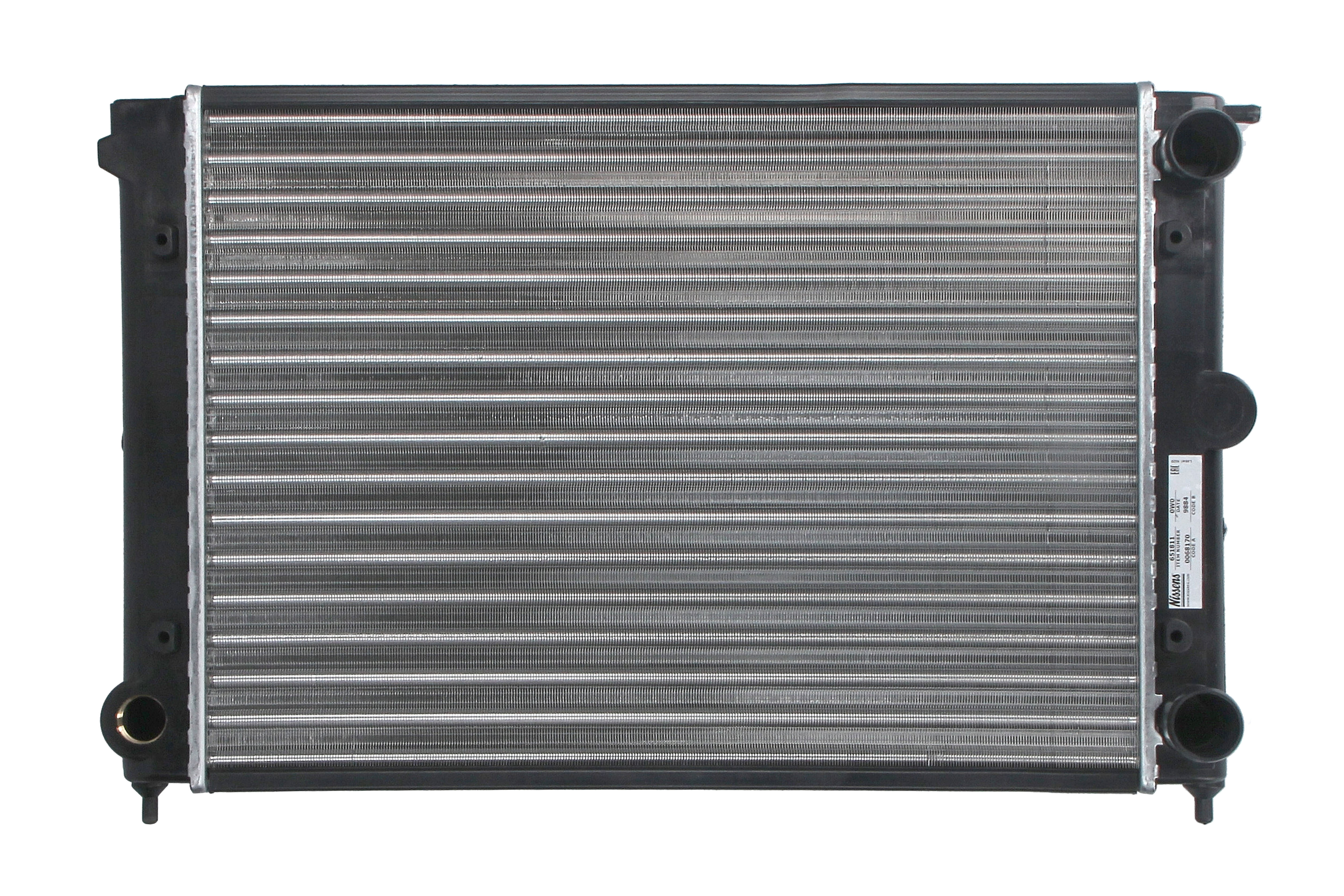 Радіатор охолоджування VW GOLF II 1600 83- NISSENS (651811) Nissens фото 3