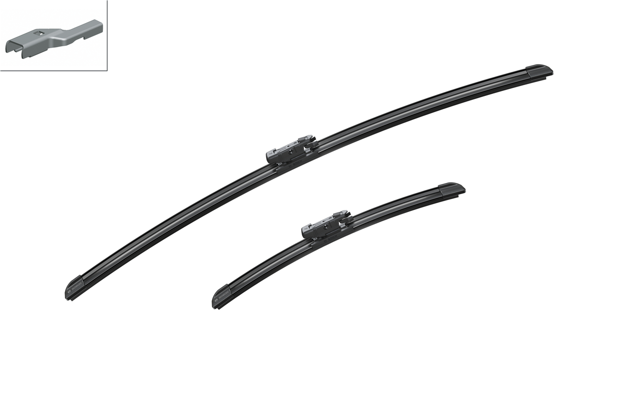 Set 3 stergatoare FIAT 500L (351_, 352_) din 2012-2018, Bosch Aerotwin, din cauciuc siliconat rezistent