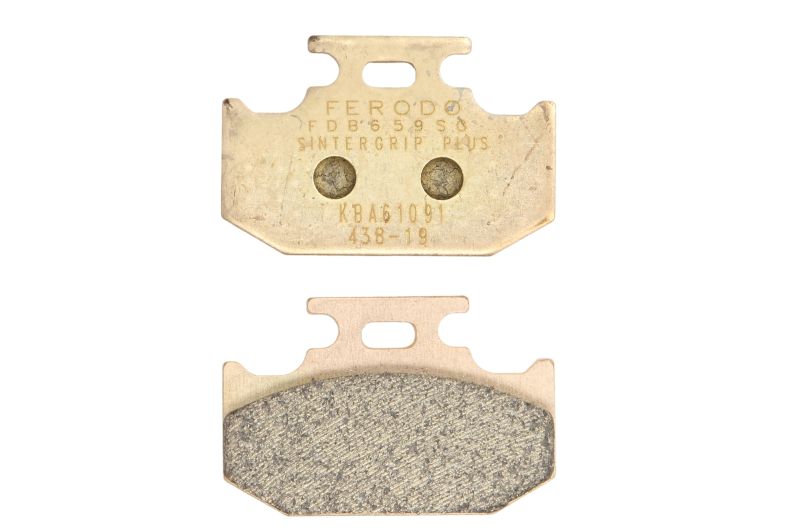 Levně FERODO sada brzdových destiček, kotoučová brzda KAWASAKI KX 500, 250, 125 89-97, SUZUKI DR 350S, 350, 350SE, 650E 90-99, RM 125, 250 89-95, YAMAHA TT