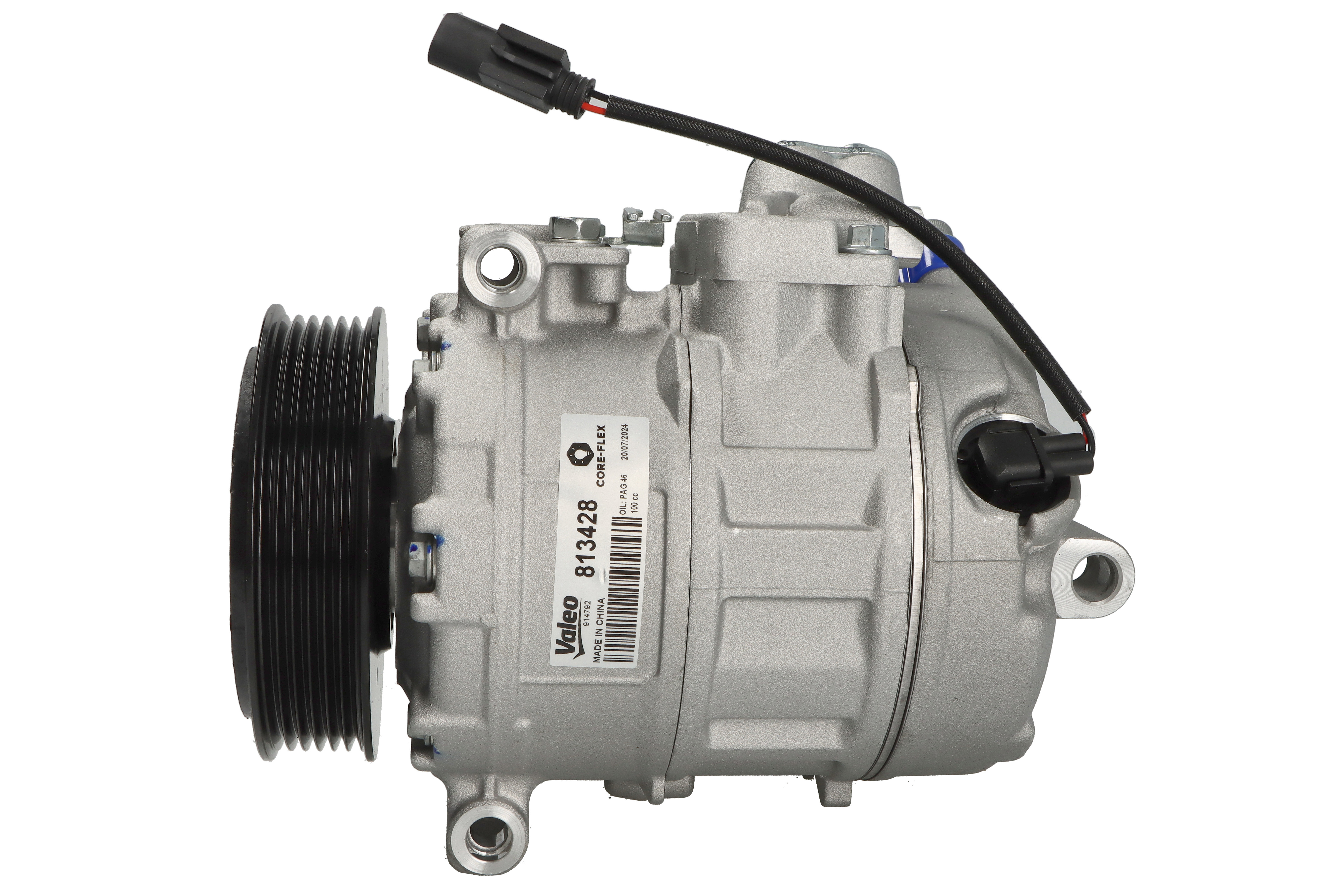 Компресор кондиціонера Valeo BMW 1-SERIES (E81/E82/E88), 3-SERIES (E90/E91/E92/E93), X1 (E84) (813428) Valeo фото 3
