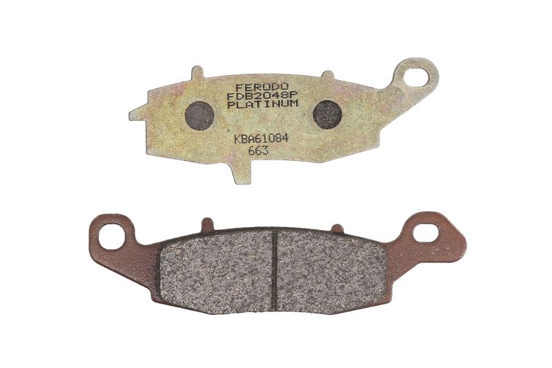 FERODO sada brzdových destiček, kotoučová brzda KAWASAKI ER-6F 650 ABS 06-07, ER-6N 650 05-07, KLE 650 (VERSYS) 07, KLR 650 01, VN 1500R (DRIFTER), 800 (CLASSIC), 800 (DRIFTER), 1600 (CLASSIC), 900 (CLASSIC), 1600 (CLAS. TOURER), 1500FI (CLAS. TOURER), 90