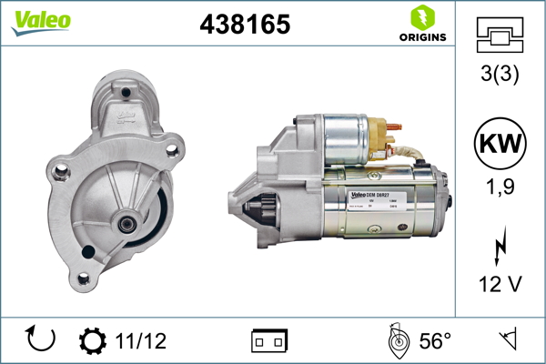 Anlaser starter za vozilo DS DS 4