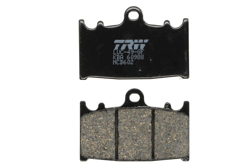 TRW MOTO sada brzdových destiček, kotoučová brzda KAWASAKI GPZ 900 R (NINJA) 90-94, KLZ 1000 (VERSYS) 12-19, VN 2000, 2000 (VULCAN), 2000 (VULCAN