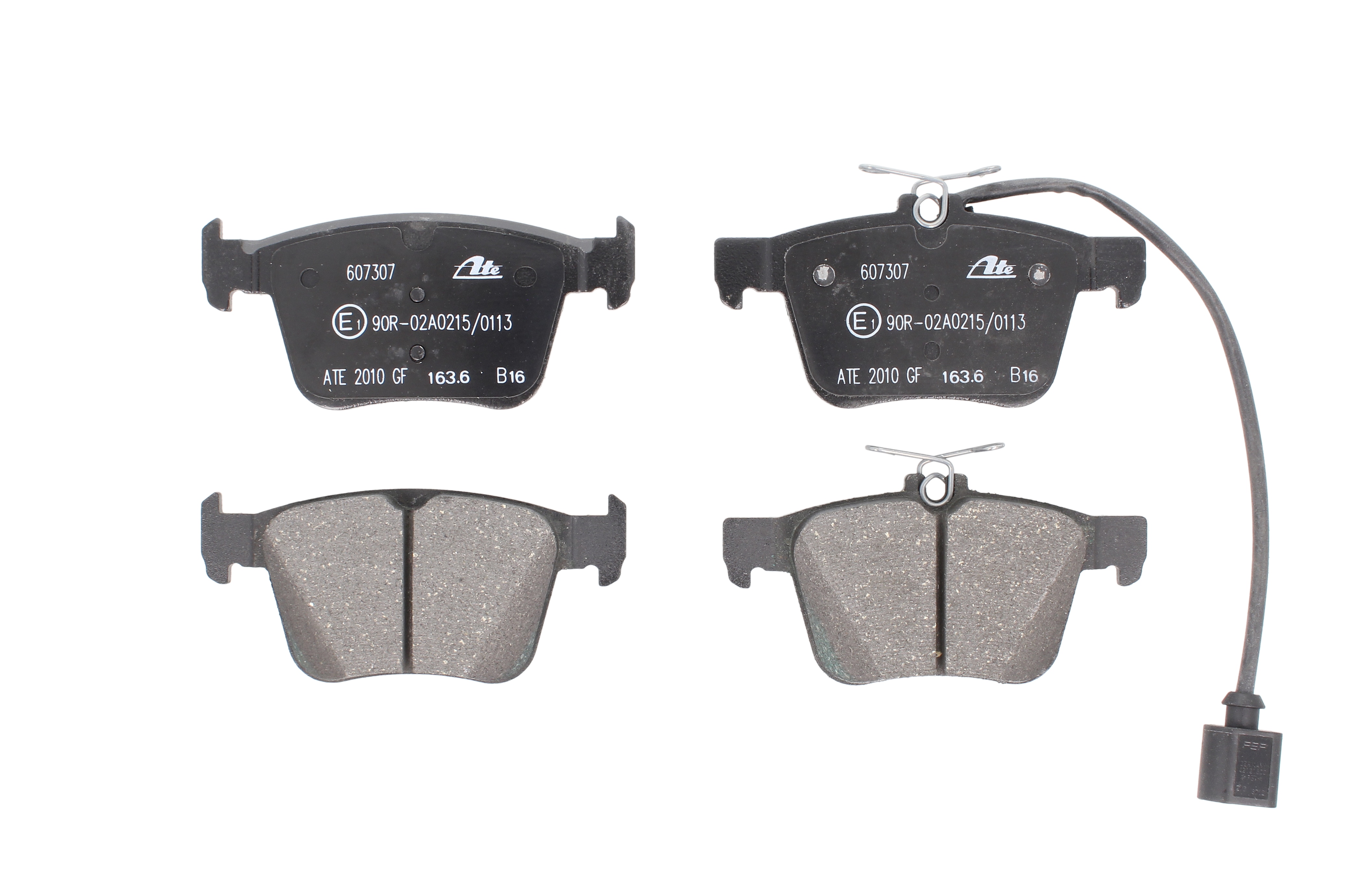 Комплект гальмівних колодок задн , AUDI A3, Q3, TT 1.0-2.5 09.12-
