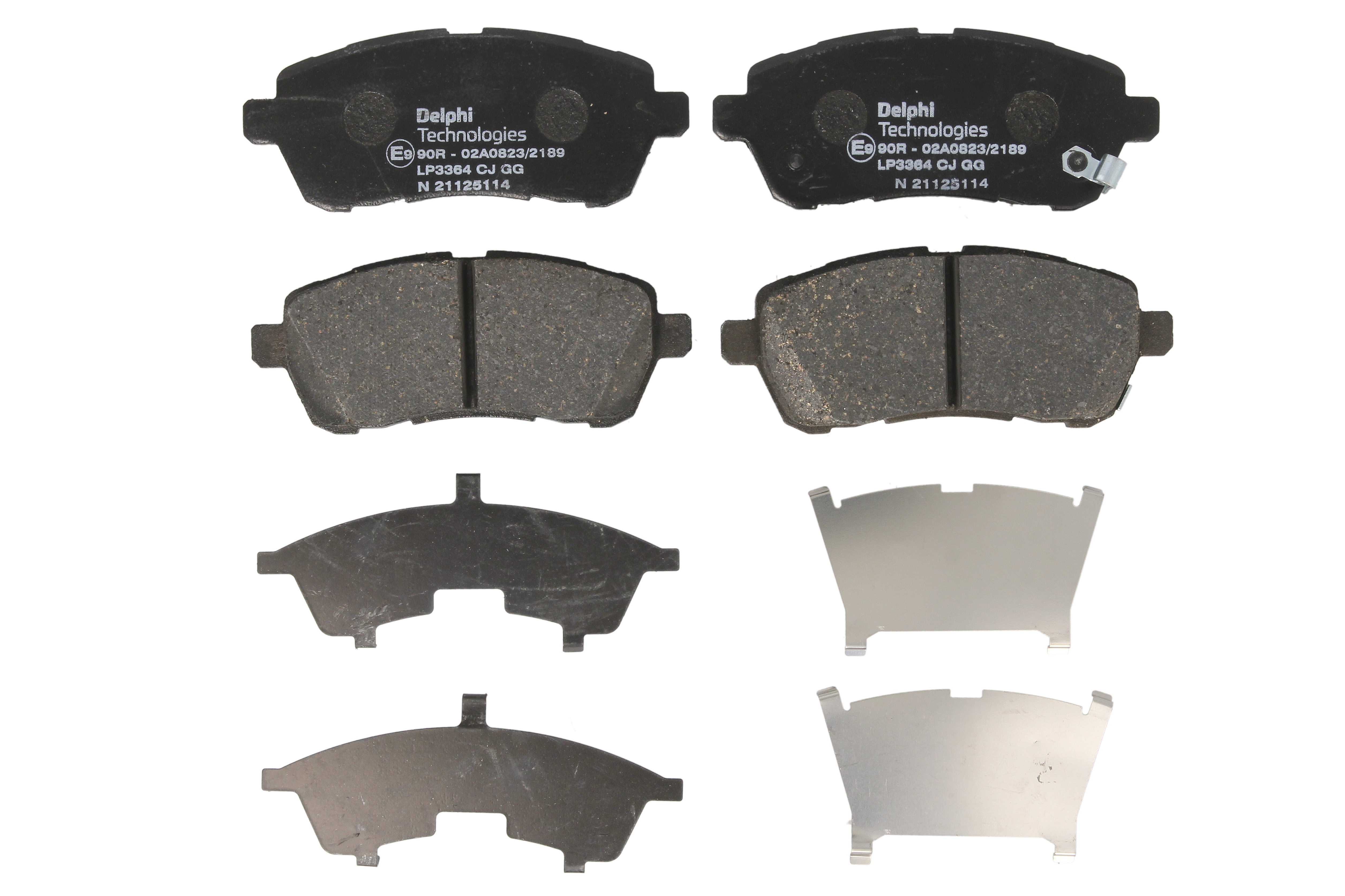 Комплект гальмівних колодок передн , FORD FIESTA VI, SUZUKI BALENO, SWIFT IV, SWIFT V, SWIFT VI 1.0-1.6D 02.10-