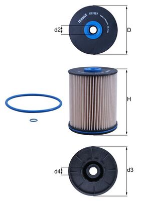 Filter goriva za vozilo OPEL INSIGNIA B