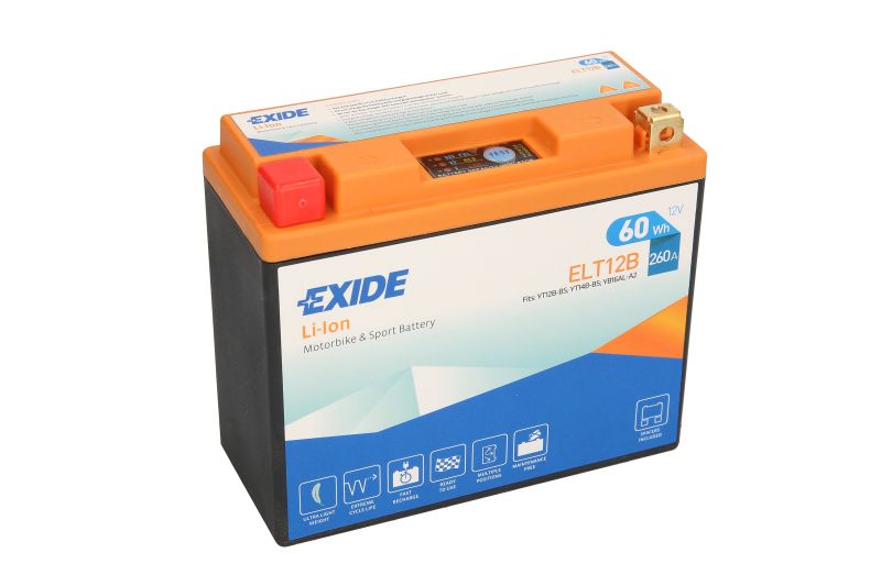 EXIDE startovací baterie  (ELT12B, 4306, ELT12B)