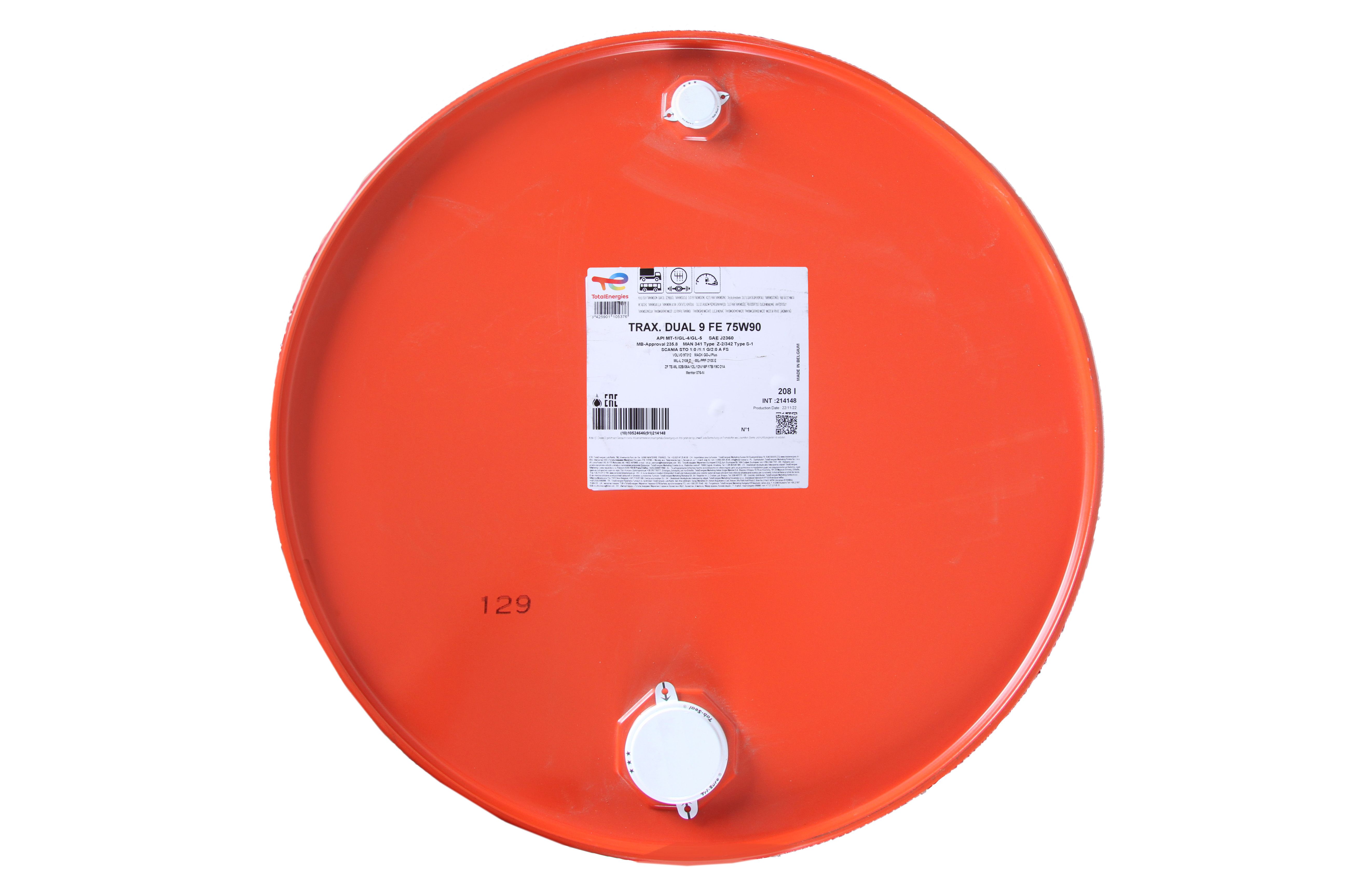 Олива MTF TRAXIUM (1L) 75W90 ,API GL-4, GL-5, MT-1, SAE J2360, EATON, IVECO RAS1, MAN 341 Z2, MAN 342 S1, MB 235.8, MIL L-2105D, MIL PRF-2105E, SCANIA STO 1:0, SCANIA STO 2:0 A FS, VOLVO 97312, ZF TE- фото 8