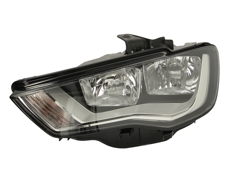 Far fata Stanga (halogen, H15 H7 PSY24W, electric, cu motor, bec, culoare insert: argintiu) potrivit AUDI A3 -06.16