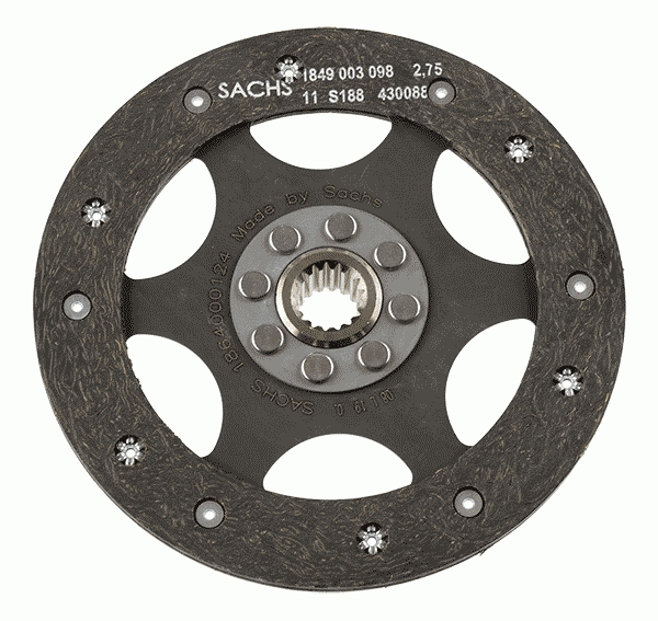 SACHS lamela spojky BMW K 1200 GT, RS 96-08, R 1100S INTEGRAL ABS, 1200C AVANTGARDE (WYSOKA KIEROWNICA), 1150RS, 1150R, 1150RT, 1150GS, 1200CL, 1200C AVANTGARDE, 1150GS (ADVENT.), 1200C, 1100S, 1100GS, 1200C INDEPENDENT, 1100RT 96-06 (1864 000 124, AP0919