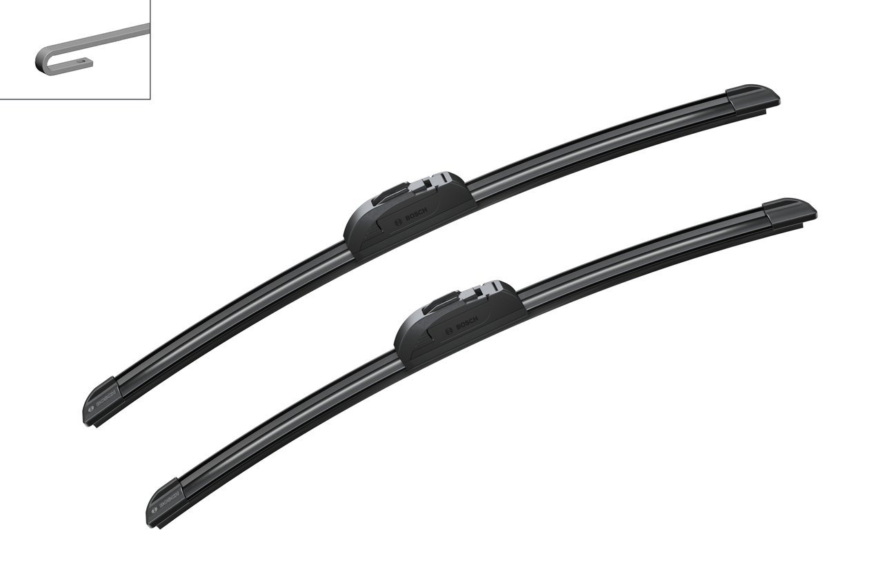 Set stergatoare auto ABARTH 124 Spider din 2016, Bosch Aerotwin Retrofit, din cauciuc siliconat rezistent